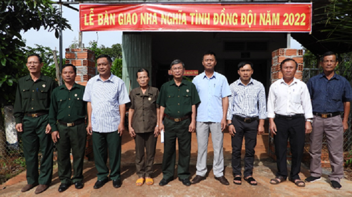 Hội CCB huyện hỡ trợ 34 triệu xây dựng nhà cho hội viên
